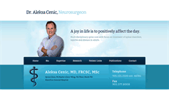 Desktop Screenshot of drcenic.com